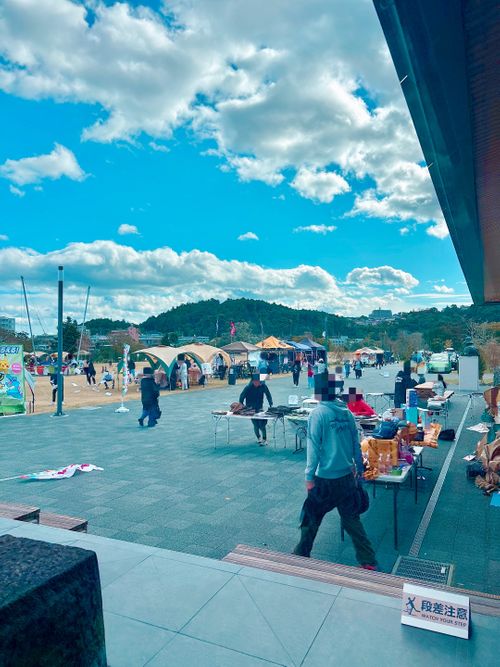 今日は売り子さんだよ(◍¯∀¯◍)！アウトドアパーク青葉山 青葉山公園 Oniyomeさんのキャンプブログ CAMPiii（キャンピー） -キャンプ専用SNS キャンプのすべてがここに集まる-