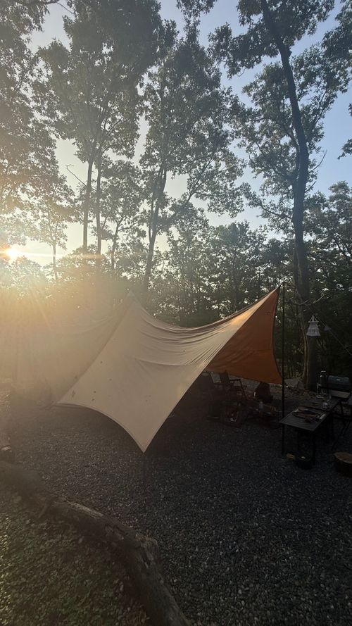 避暑地の森の中でキャンプ CAMP&times;WOODS ファミリーキャンプ 区画サイト オートサイト moreAiさんのキャンプブログ CAMPiii（キャンピー） -キャンプ専用SNS キャンプのすべてがここに集まる-