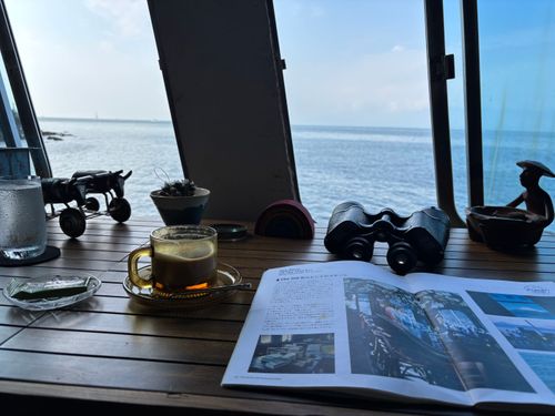 黄金崎の潮騒と夕焼け 黄金崎海水浴場(根合海水浴場) ソロキャンプ 区画サイト marpyさんのキャンプブログ CAMPiii(キャンピー) -キャンプ専用SNS キャンプのすべてがここに集まる-