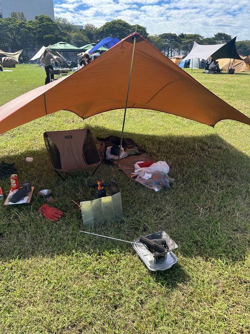 せっかくのＳＷ うみかぜ公園 ソロキャンプ フリーサイト Genさんのキャンプブログ CAMPiii（キャンピー） -キャンプ専用SNS キャンプのすべてがここに集まる-