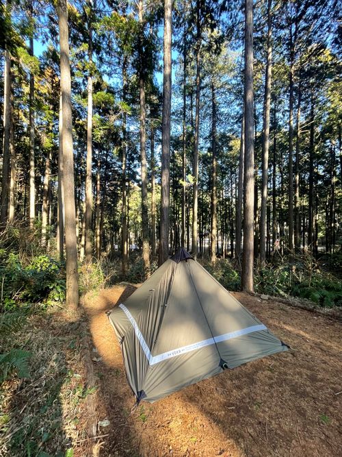 徒歩ソロで行く、いこいの森 RECAMP おだわら 小田原市いこいの森 RECAMP おだわら ソロキャンプ 区画サイト ma9さんのキャンプブログ CAMPiii（キャンピー） -キャンプ専用SNS キャンプのすべてがここに集まる-