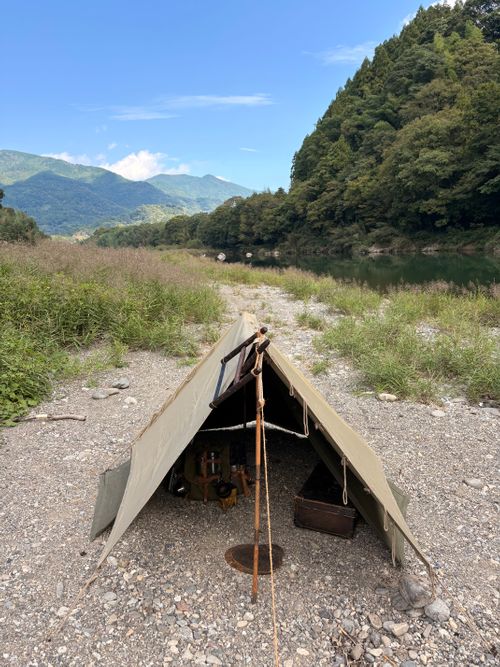 田舎っぺの汚宿🍂 前川キャンプ場 ソロキャンプ フリーサイト Camp 'n'g  Roll♪🏁さんのキャンプブログ CAMPiii（キャンピー） -キャンプ専用SNS キャンプのすべてがここに集まる-