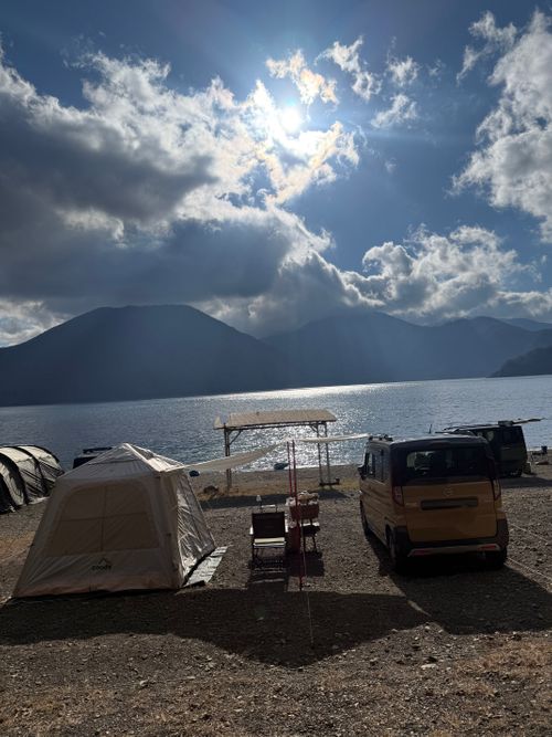 CAMPiii（キャンピー） ちはみなさんのキャンプブログ 憧れの湖畔キャンプ 本栖レークサイドキャンプ場