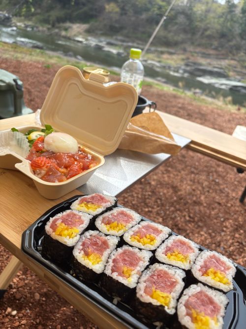 桜と菜の花と長瀞 長瀞オートキャンプ場 ファミリーキャンプ 区画サイト aozoraさんのキャンプブログ CAMPiii（キャンピー） -キャンプ専用SNS キャンプのすべてがここに集まる-