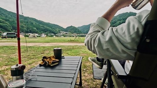 エガちゃんビール制覇 笠置キャンプ場 ソロキャンプ フリーサイト HOTさんのキャンプブログ CAMPiii（キャンピー） -キャンプ専用SNS キャンプのすべてがここに集まる-