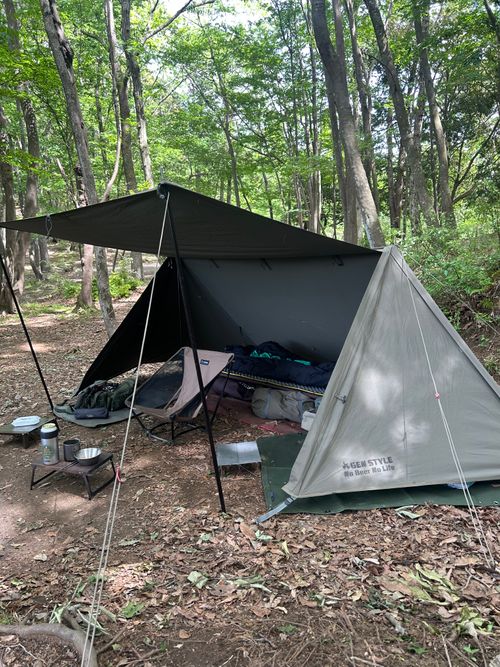 3週連続ソロキャンプ🏕️ CAMP BEAN ソロキャンプ 区画サイト Genさんのキャンプブログ CAMPiii（キャンピー） -キャンプ専用SNS キャンプのすべてがここに集まる-