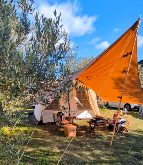 無人島にカヤックで渡ってみたキャンプ🏕 ホシアカリ 波うち 区画サイト NATSUさんのキャンプブログ CAMPiii（キャンピー） -キャンプ専用SNS キャンプのすべてがここに集まる-