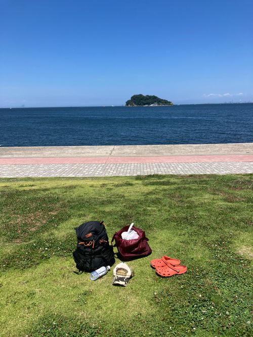 海の日DAYキャン うみかぜ公園 ソロキャンプ フリーサイト Genさんのキャンプブログ CAMPiii(キャンピー) -キャンプ専用SNS キャンプのすべてがここに集まる-