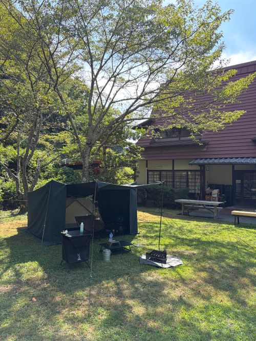 夏キャンプ 畦田キャンプ場 ソロキャンプ 区画サイト ゆうさんさんのキャンプブログ CAMPiii（キャンピー） -キャンプ専用SNS キャンプのすべてがここに集まる-