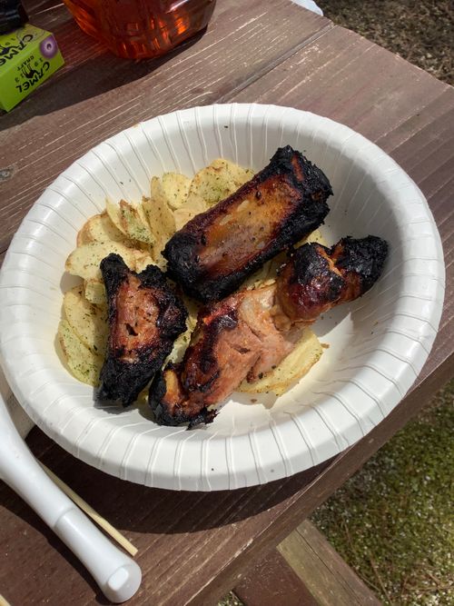 Vol.115 26/NO.05 今年も早速再開初日にお肉焼き焼きに行く‼️ 笛吹小屋キャンプ場 ソロキャンプ 区画サイト 🔥焚き火🔥さんのキャンプブログ CAMPiii（キャンピー） -キャンプ専用SNS キャンプのすべてがここに集まる-