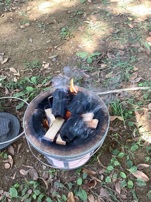 Vol.104 25/NO.23　いつもの場所でお肉焼く‼️ 坂戸市 ソロキャンプ フリーサイト 🔥焚き火🔥さんのキャンプブログ CAMPiii（キャンピー） -キャンプ専用SNS キャンプのすべてがここに集まる-