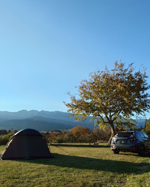 絶景を求めても、引きこもります いなかの風 ソロキャンプ 区画サイト hare75さんのキャンプブログ CAMPiii（キャンピー） -キャンプ専用SNS キャンプのすべてがここに集まる-