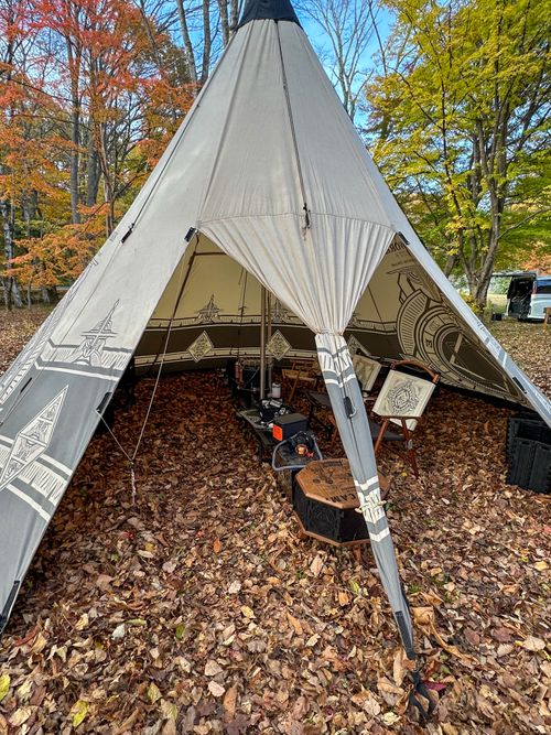 コレぞTHE紅葉キャンプ🍁酒より景色を楽しむキャンプ🏕️ ちばむらオートキャンパーズリゾート（旧高原千葉村） skitさんのキャンプブログ CAMPiii（キャンピー） -キャンプ専用SNS キャンプのすべてがここに集まる-