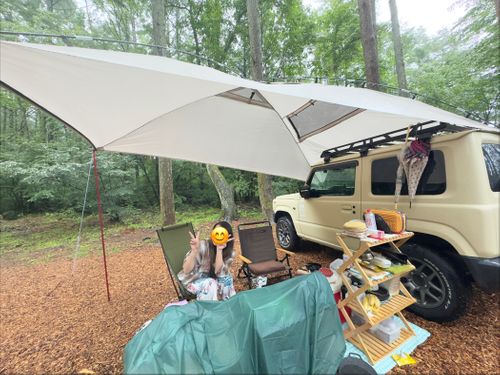 富士山の見えないキャンプ🏕️ オートキャンプFUJICHU ソロキャンプ グループキャンプ オートサイト sawaさんのキャンプブログ CAMPiii（キャンピー） -キャンプ専用SNS キャンプのすべてがここに集まる-