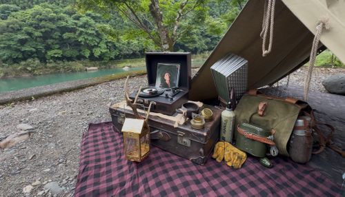 バックパックに収まらない😎💦 前川キャンプ場 ソロキャンプ フリーサイト Camp 'n'g  Roll♪🏁さんのキャンプブログ CAMPiii（キャンピー） -キャンプ専用SNS キャンプのすべてがここに集まる-