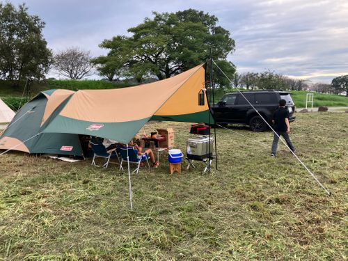 久々の泊まりキャンプ🏕️ 甲佐町 ファミリーキャンプ フリーサイト ともキャンさんのキャンプブログ CAMPiii（キャンピー） -キャンプ専用SNS キャンプのすべてがここに集まる-