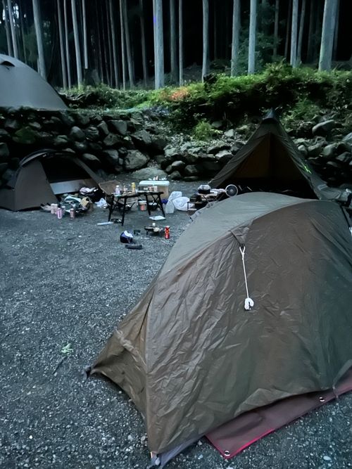 2026 全力中年 のはずが･･･😭 大渡キャンプ場 ソロキャンプ グループキャンプ 区画サイト Genさんのキャンプブログ CAMPiii（キャンピー） -キャンプ専用SNS キャンプのすべてがここに集まる-