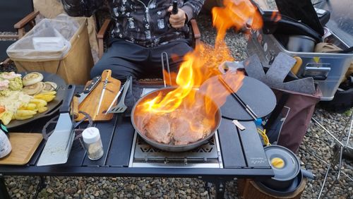 玉ねぎ王に、オレはなる！ CAMP&times;WOODS グループキャンプ 区画サイト スローライフに憧れるさんのキャンプブログ CAMPiii（キャンピー） -キャンプ専用SNS キャンプのすべてがここに集まる-