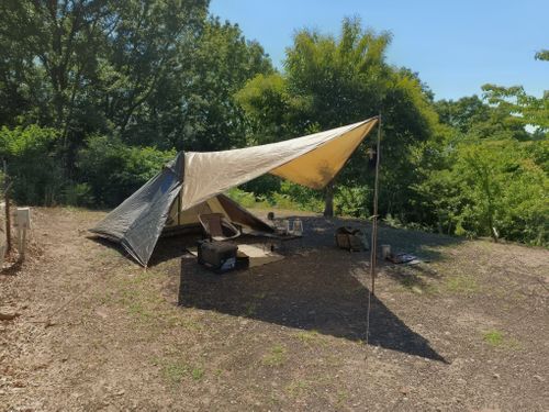 久しぶりのアップです ソロキャンプ 区画サイト 3838Outdoorさんのキャンプブログ CAMPiii（キャンピー） -キャンプ専用SNS キャンプのすべてがここに集まる-