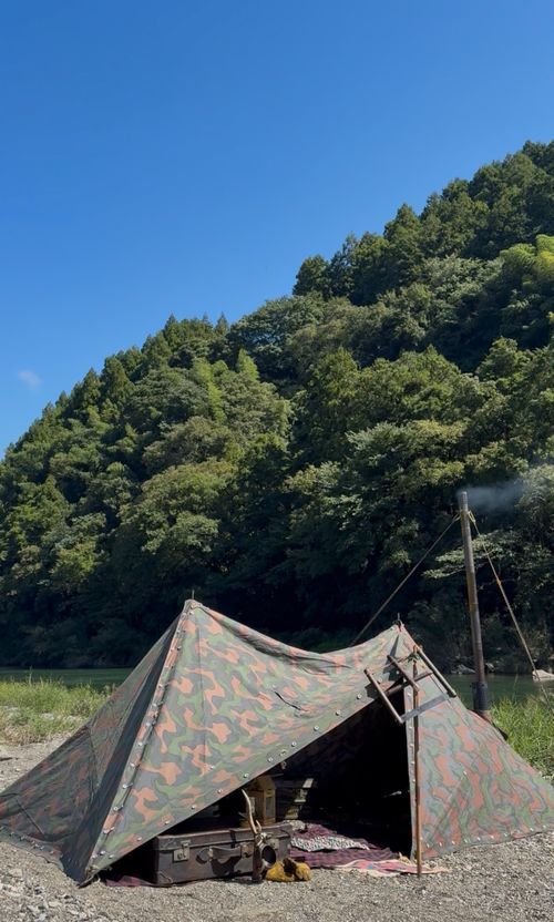 秋晴れのグルメ 前川キャンプ場 ソロキャンプ フリーサイト Camp 'n'g  Roll♪🏁さんのキャンプブログ CAMPiii（キャンピー） -キャンプ専用SNS キャンプのすべてがここに集まる-