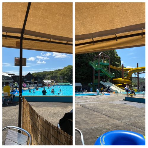 2026年8回目、恒例のプールキャン🏊&zwj;♂️🏊&zwj;♂️🏊&zwj;♀️🏊&zwj;♀️ 邑南町青少年旅行村 ファミリーキャンプ 区画サイト オートサイト わいげさんのキャンプブログ CAMPiii（キャンピー） -キャンプ専用SNS キャンプのすべてがここに集まる-