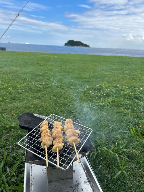 代休取らなきゃ行けないし、DDタープ乾かさなきゃ行けないし、やむなくDAYキャン繰り出した😆 うみかぜ公園 ソロキャンプ フリーサイト Genさんのキャンプブログ CAMPiii（キャンピー） -キャンプ専用SNS キャンプのすべてがここに集まる-