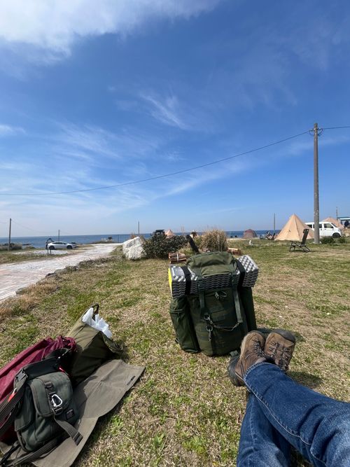 バックパックチャレンジ お台場海浜庭園キャンプ場 ソロキャンプ グループキャンプ フリーサイト Genさんのキャンプブログ CAMPiii（キャンピー） -キャンプ専用SNS キャンプのすべてがここに集まる-