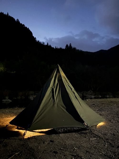 CAMPiii（キャンピー） camping roll♪さんのキャンプブログ 雪中？軍幕キャンプ🏕️ 前川キャンプ場