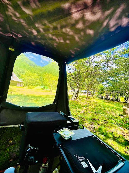 8/7は《キャンプ記念日⛺️》夏の想い出おじ🐰キャン△ in 阿武川温泉公園 〜 CAMP NO.206 萩阿武川温泉公園（キャンプ可） ソロキャンプ ファミリーキャンプ フリーサイト おじキャン△さんのキャンプブログ CAMPiii（キャンピー） -キャンプ専用SNS キャンプのすべてがここに集まる-