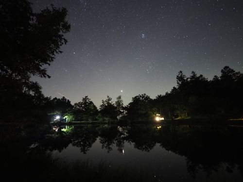 倍の映え映え避暑キャン鴨鹿星空駒出池! 駒出池キャンプ場 ファミリーキャンプ フリーサイト EJIさんのキャンプブログ CAMPiii(キャンピー) -キャンプ専用SNS キャンプのすべてがここに集まる-