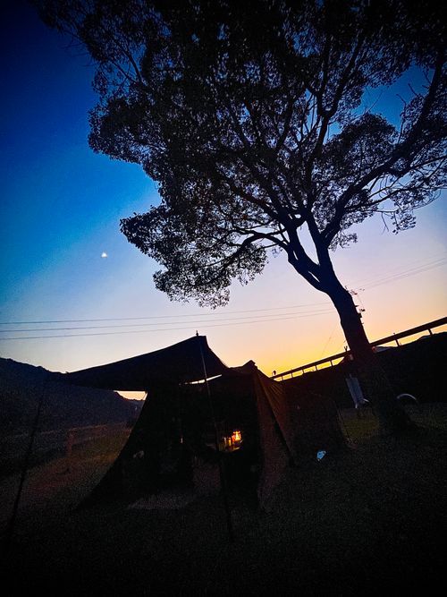 《秋》を楽しむ🐟おじうさキャン△ in 木屋川吉田河川公園 〜 CAMP NO.165 木屋川河川公園 ソロキャンプ ファミリーキャンプ フリーサイト おじキャン△さんのキャンプブログ CAMPiii（キャンピー） -キャンプ専用SNS キャンプのすべてがここに集まる-