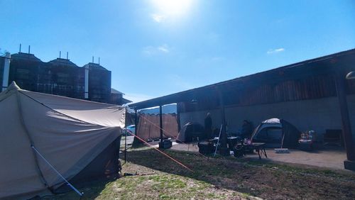 冬の終わりを告げるオジサン4人グルキャン キャンプ&農園 玖珠の杜 グループキャンプ 区画サイト スローライフに憧れるさんのキャンプブログ CAMPiii（キャンピー） -キャンプ専用SNS キャンプのすべてがここに集まる-