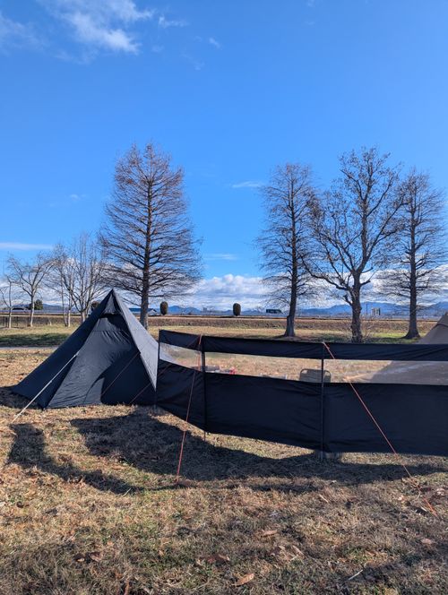 新年キャンプ 琵琶湖 グループキャンプ フリーサイト HOSSON(ホッそん)さんのキャンプブログ CAMPiii（キャンピー） -キャンプ専用SNS キャンプのすべてがここに集まる-