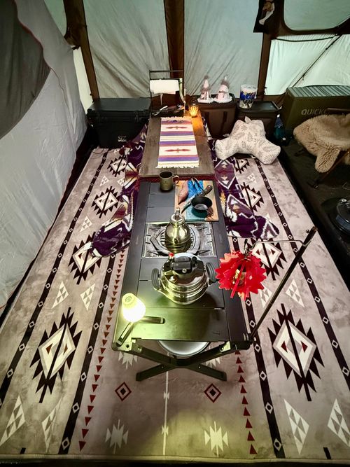 年越しキャンプ１泊目 IZUMI PEAK BASE （泉ピークベース） ファミリーキャンプ 区画サイト トリッディさんのキャンプブログ CAMPiii（キャンピー） -キャンプ専用SNS キャンプのすべてがここに集まる-