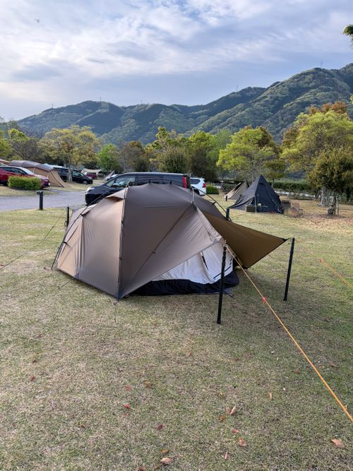 今日もキャンプです。 四国三郎の郷 ソロキャンプ フリーサイト ゆうさんさんのキャンプブログ CAMPiii（キャンピー） -キャンプ専用SNS キャンプのすべてがここに集まる-