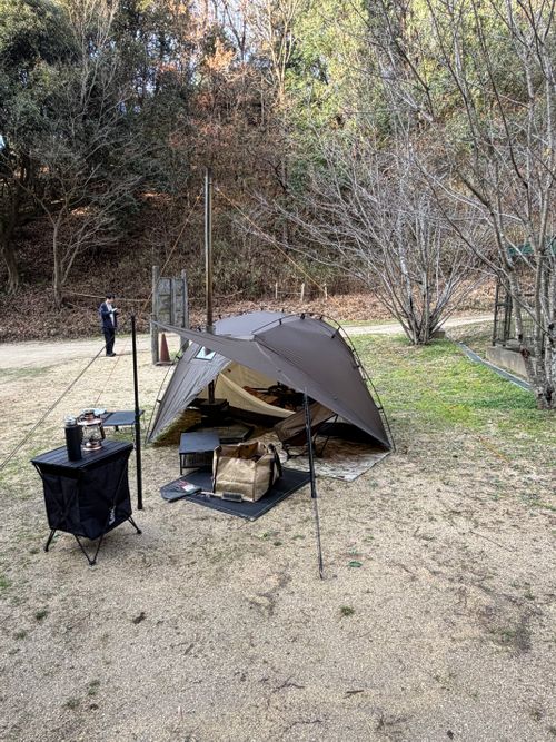 新幕 畦田キャンプ場 ソロキャンプ フリーサイト ゆうさんさんのキャンプブログ CAMPiii（キャンピー） -キャンプ専用SNS キャンプのすべてがここに集まる-