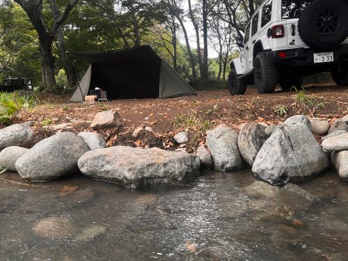 CAMPiii（キャンピー） 441campさんのキャンプブログ いつもの河原でのんびりデイキャン⛺️ 中津川