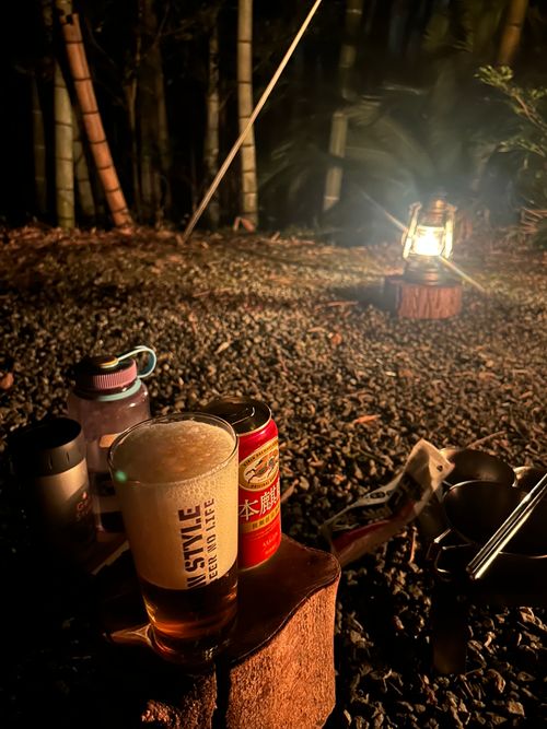 花見キャンプのはずなのに🤔 伊豆キャンパーズヴィレッジ ソロキャンプ フリーサイト Genさんのキャンプブログ CAMPiii（キャンピー） -キャンプ専用SNS キャンプのすべてがここに集まる-