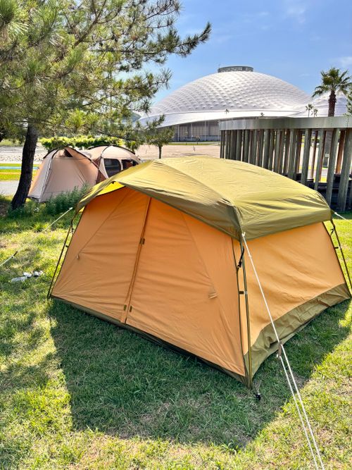 CAMP DE WILD BUNCH FEST.25 山口きらら博記念公園 グループキャンプ フリーサイト あやぴーさんのキャンプブログ CAMPiii(キャンピー) -キャンプ専用SNS キャンプのすべてがここに集まる-