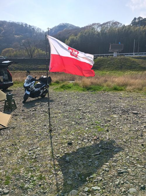 ポーランド軍幕会  中津川河川敷 グループキャンプ フリーサイト ウエィダーさんのキャンプブログ CAMPiii（キャンピー） -キャンプ専用SNS キャンプのすべてがここに集まる-