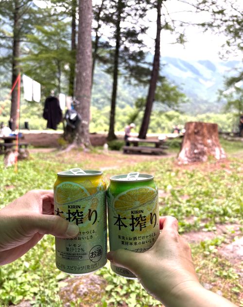夏の思い出を書き終えないうちに秋になってきたので💦ギリギリ覚えてるうちにいそげいそげ💨💨おすすめされるには訳がある✧上高地に行ってきました～ 上高地森のリゾート小梨 グループキャンプ フリーサイト ぷりんさんのキャンプブログ CAMPiii（キャンピー） -キャンプ専用SNS キャンプのすべてがここに集まる-