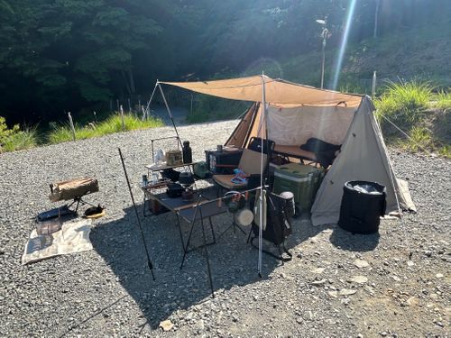 琵琶湖一望ソロキャンプ⛺️ 奥琵琶湖キャンプ場 ソロキャンプ オートサイト Tadokoroさん🔰さんのキャンプブログ CAMPiii（キャンピー） -キャンプ専用SNS キャンプのすべてがここに集まる-