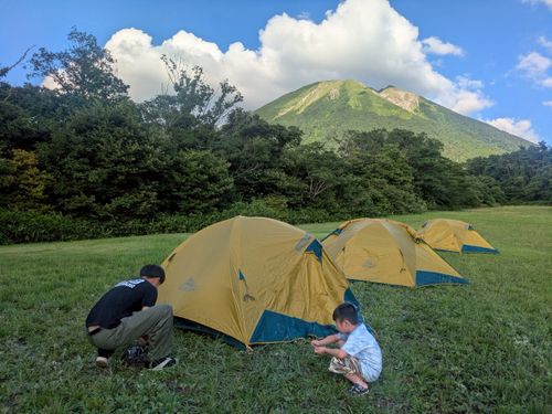 西のふもとっぱら✨息子も一緒に絶景キャンプ&大山登山 西のふもとっぱらMasumizu天空キャンプ場 グループキャンプ NATSUさんのキャンプブログ CAMPiii(キャンピー) -キャンプ専用SNS キャンプのすべてがここに集まる-