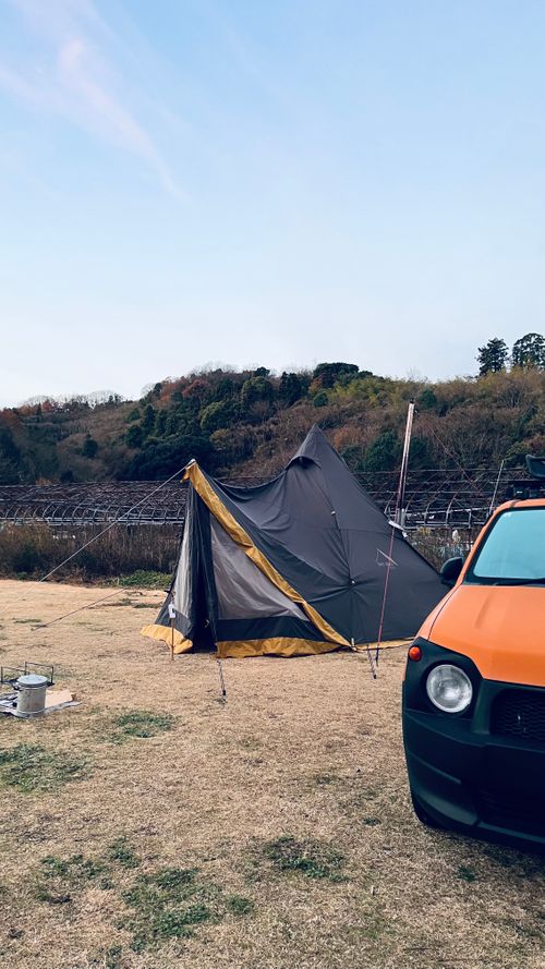 年越しキャンプ in 広島じゃけ〜　2日目 大迫キャンプ場 ソロキャンプ 区画サイト オートサイト KABUTOさんのキャンプブログ CAMPiii（キャンピー） -キャンプ専用SNS キャンプのすべてがここに集まる-