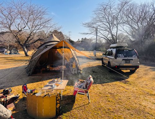 のんびりゆめ牧場 成田ゆめ牧場ファミリーオートキャンプ場 ファミリーキャンプ オートサイト フリーサイト EJIさんのキャンプブログ CAMPiii（キャンピー） -キャンプ専用SNS キャンプのすべてがここに集まる-