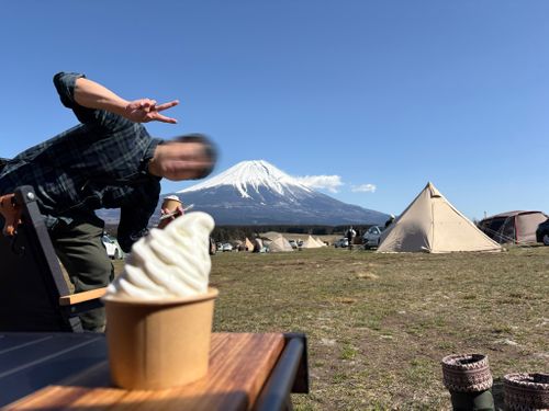 316前前前夜祭 ふもとっぱらって良いね(≧▽≦) ふもとっぱらキャンプ場 フリーサイト ぷりんさんのキャンプブログ CAMPiii（キャンピー） -キャンプ専用SNS キャンプのすべてがここに集まる-