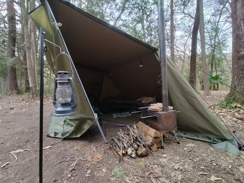 CAMPiii(キャンピー) ぼっちオヤジさんのキャンプブログ 予想外に寒くない😁 月川荘キャンプ場 林間サイト