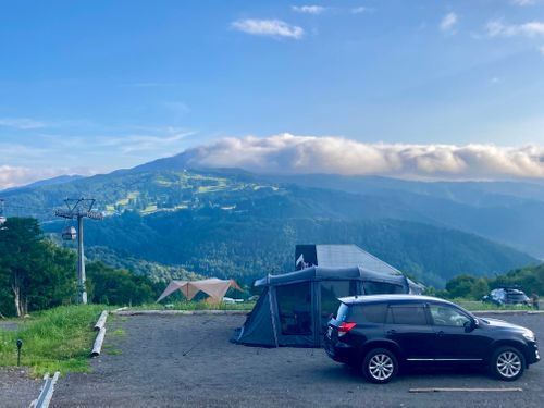 ありがとう豆太郎🚙 前編 Alpen Outdoors しろとりフィールド ファミリーキャンプ オートサイト ぐうたら夫婦さんのキャンプブログ CAMPiii(キャンピー) -キャンプ専用SNS キャンプのすべてがここに集まる-