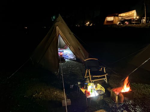 2026初キャンプ 玖珠町 グループキャンプ フリーサイト ミルさんのキャンプブログ CAMPiii（キャンピー） -キャンプ専用SNS キャンプのすべてがここに集まる-