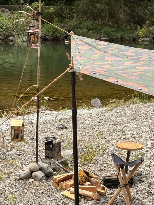 森林&times;山河 徳島県 ソロキャンプ フリーサイト Camp 'n'g  Roll♪🏁さんのキャンプブログ CAMPiii（キャンピー） -キャンプ専用SNS キャンプのすべてがここに集まる-